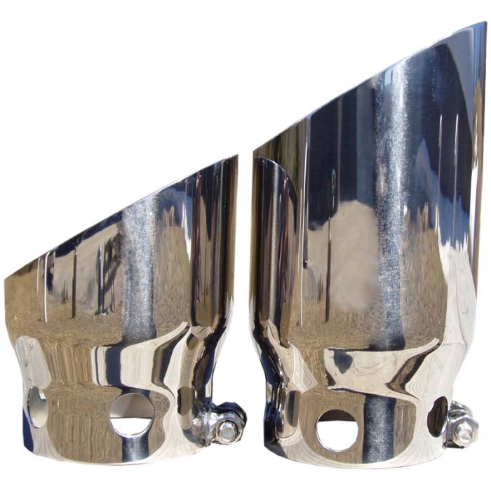 MBRP - MBRP 2008 Ford F250/350/450 6.4 L 4 inlet 5 Tip Cover Set - 6 and 9 in length - T5111
