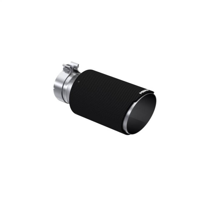 MBRP - MBRP Universal Carbon Fiber Tip 6in OD/4in Inlet/12in L - Angle Cut Tip - T5072CF