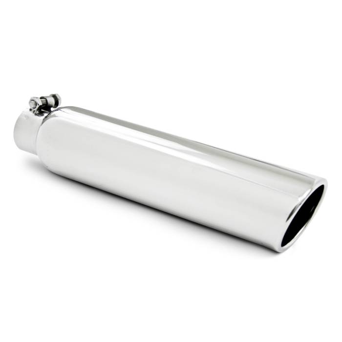 MBRP - MBRP Exhaust 3.5" OD, 2.25" inlet, 16" in length, Angled Cut Rolled End, Clampless-no weld T5141