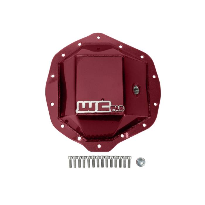 Wehrli - Wehrli 01-19 Chevrolet Duramax/03-19 Dodge Cummins 11.5in AAM Rear Diff. Cover - WCFab Red - WCF100113-RED