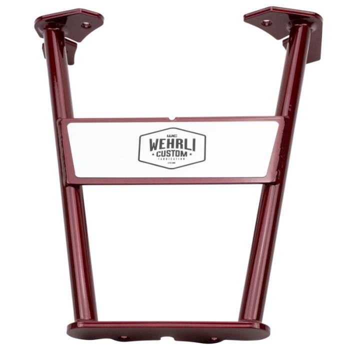 Wehrli - Wehrli 2001-2007 Duramax LB7/LLY/LBZ Allison 4x4 Transfer Case Brace - WCFab Red - WCF100130-RED