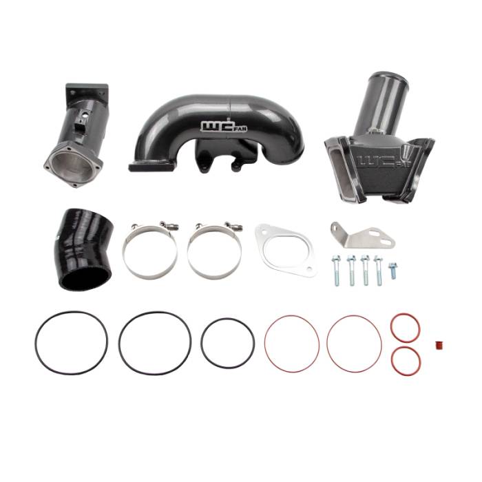 Wehrli - Wehrli 2007.5-10 Chevrolet Duramax LMM 3in. Y-Bridge Kit - Cat Yellow - WCF100164-CAT