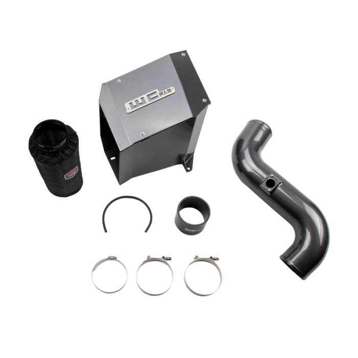 Wehrli - Wehrli 06-07 Duramax LBZ 4in. Intake Kit w/ Air Box - WCFab Grey - WCF100192-GRY
