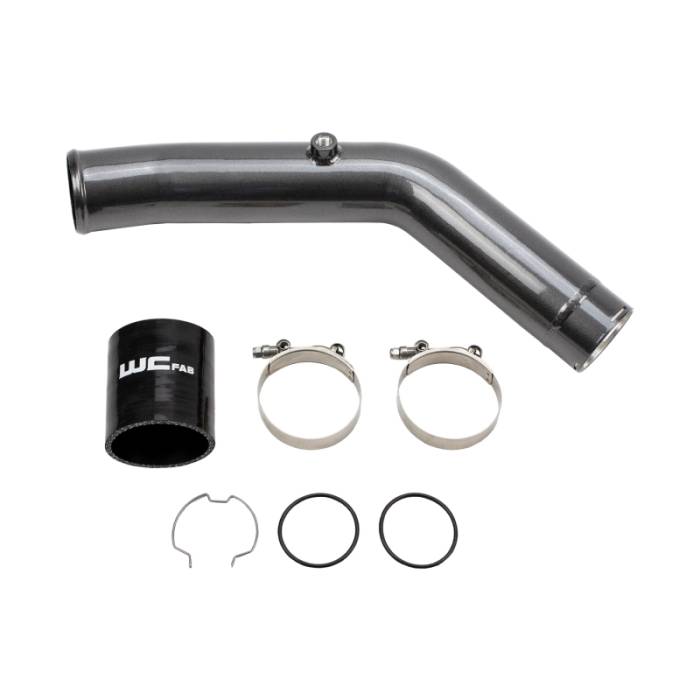 Wehrli - Wehrli 23-24 Ford 6.7L HO Power Stroke 3in Hot Side Intercooler Pipe - Bronze Chrome - WCF100308-BC