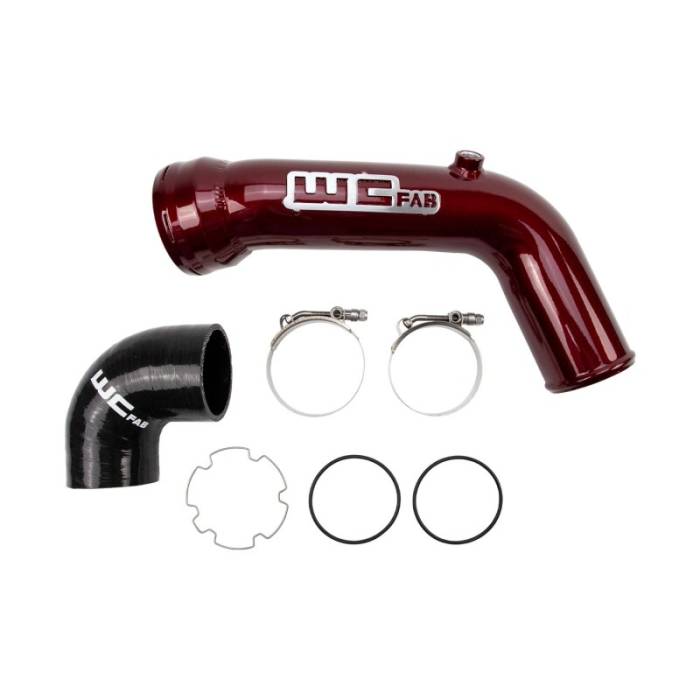 Wehrli - Wehrli 17-24 Ford 6.7L Power Stroke 3in Cold Side Intercooler Pipe - Grey - WCF100313-GRY