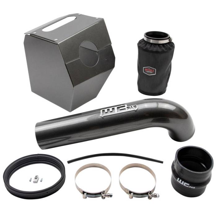 Wehrli - Wehrli 17-19 Chevrolet 6.6L L5P Duramax 4in Intake Kit - Bengal Grey - WCF100344-BG