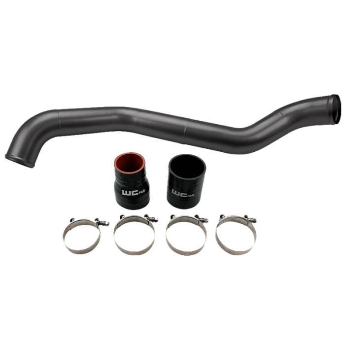 Wehrli - Wehrli 01-04 Chevrolet 6.6L LB7 Duramax Driver Side 3in Intercooler Pipe - Gloss White - WCF100349-GW