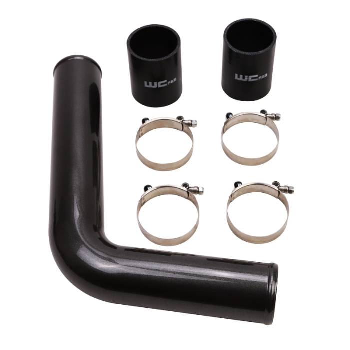Wehrli - Wehrli 03-07 Dodge 5.9L Cummins Driver Side 3in Replacement Intercooler Pipe - Bengal Red - WCF100359-BR