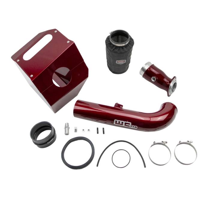 Wehrli - Wehrli 17-19 Chevrolet 6.6L L5P 4in Intake Kit Stage 2 - WCFab Red - WCF100360-RED