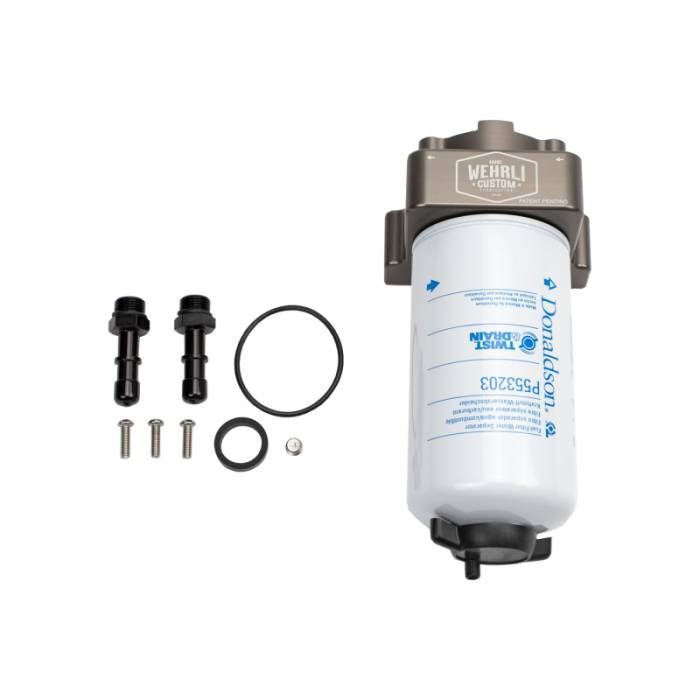Wehrli - Wehrli 20-24 L5P Duramax Short Bed Fuel Filter Housing Kit - WCF100362
