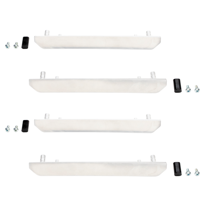 Wehrli - Wehrli 2020+ GMC 2500/3500HD Fender Flare Marker Light Delete Kit w/o Logo - Raw Finish - WCF100391