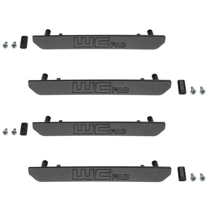 Wehrli - Wehrli 2020+ GMC 2500/3500HD Fender Flare Marker Light Delete Kit w/Logo - Fine Texture Black - WCF100392
