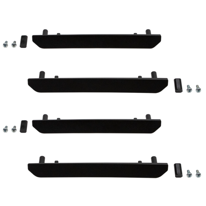 Wehrli - Wehrli 2020+ GMC 2500/3500HD Fender Flare Marker Light Delete Kit w/o Logo - Fine Texture Black - WCF100393