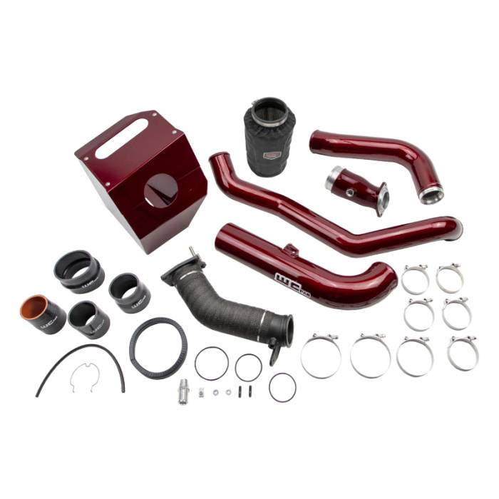 Wehrli - Wehrli 17-19 Chevrolet L5P Duramax High Flow Intake Bundle Kit - Red - WCF100403-RED