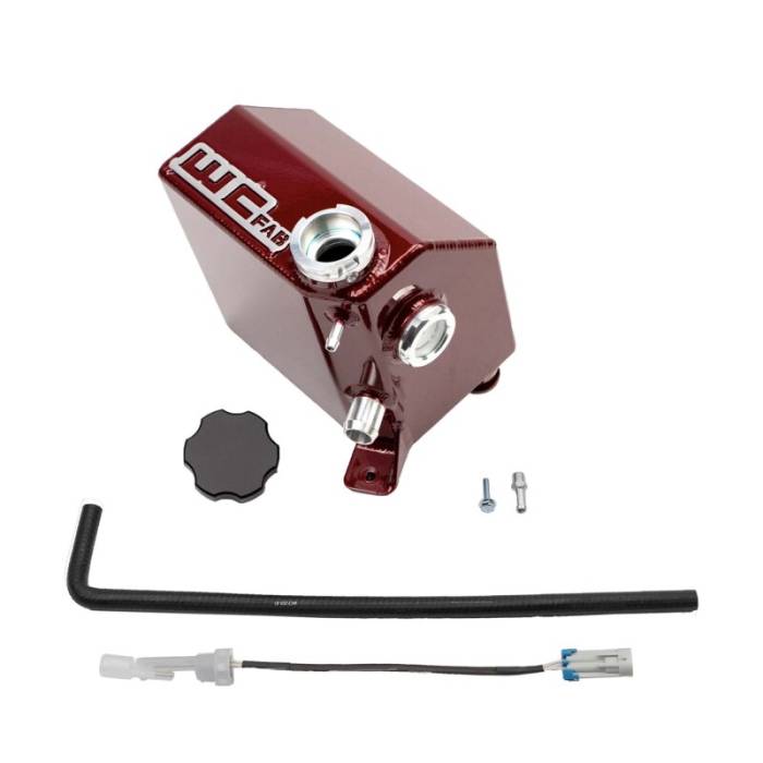Wehrli - Wehrli 17-19 Chevrolet 6.6L L5P Duramax OEM Placement Coolant Tank Kit - WCFab Red - WCF100433-RED