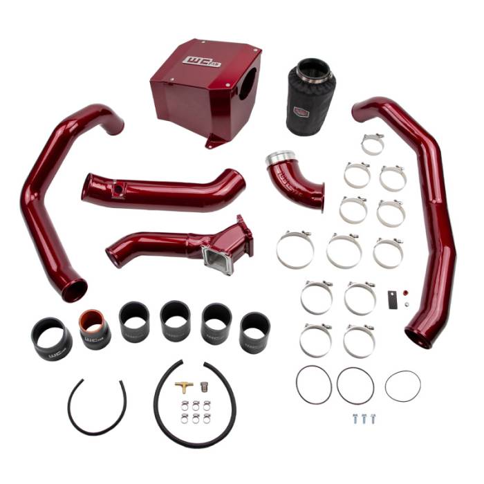 Wehrli - Wehrli 01-04 Duramax LB7 Stage 2 High Flow Intake Bundle Kit - Cat Yellow - WCF100435-CAT