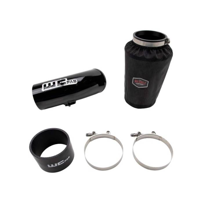 Wehrli - Wehrli Cummins 2nd Gen Swap 4in. Intake Kit - Gloss Black - WCF100440-GB