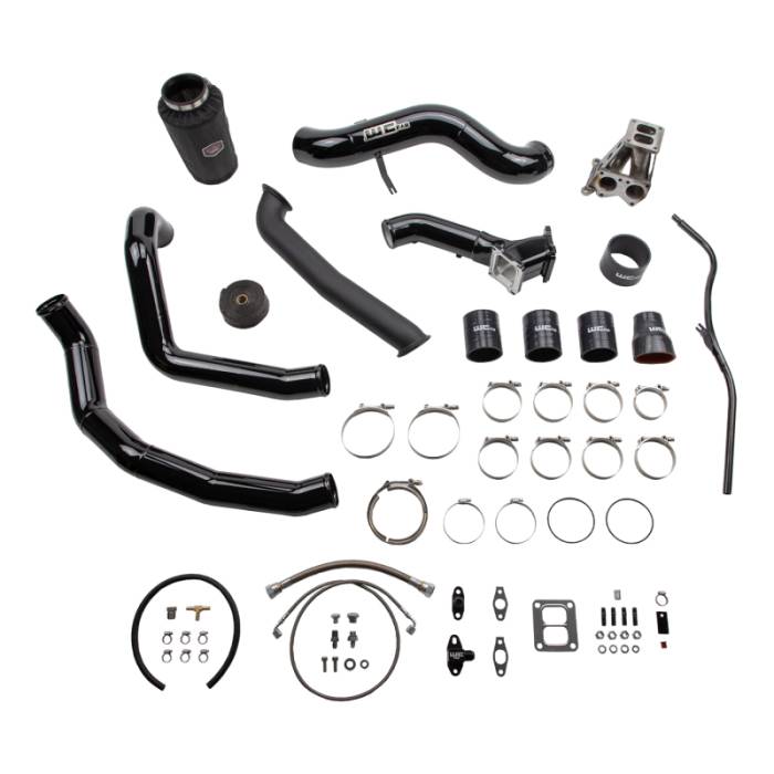 Wehrli - Wehrli 01-04 Chevrolet 6.6L LB7 Duramax S300 Turbo Install Kit (No Turbo) - Bronze Chrome - WCF100478-BC