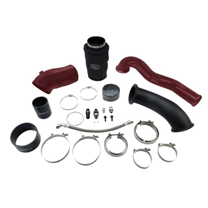 Wehrli - Wehrli 04.5-07 Dodge 5.9L Cummins S400 Turbo 2nd Gen Swap Kit (No Turbo/Manifold) - WCFab Red - WCF100486-RED