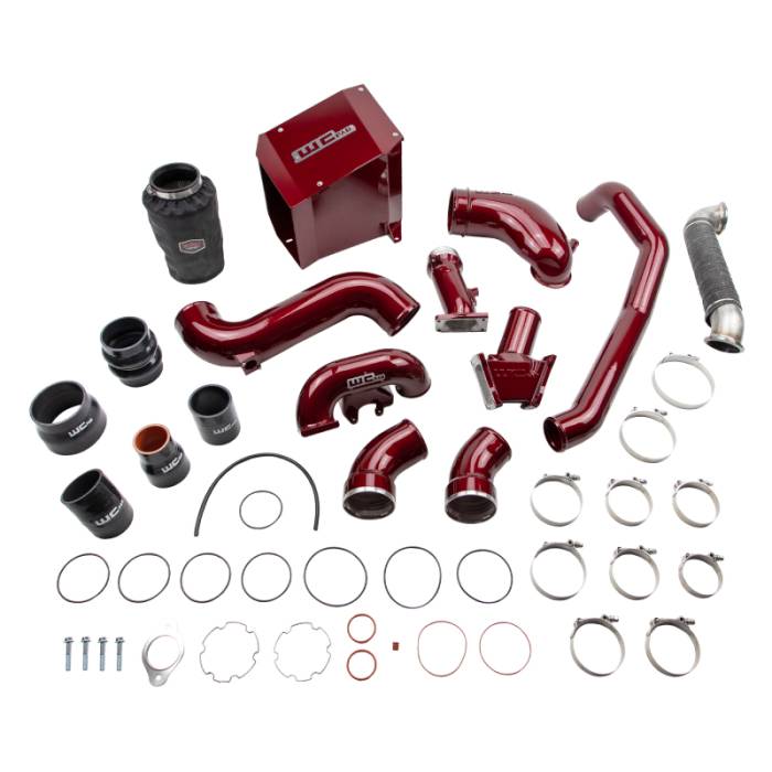 Wehrli - Wehrli 06-07 Chevrolet 6.6L Duramax LBZ Stage 3 High Flow Bundle Kit - WCFab Red - WCF100503-RED