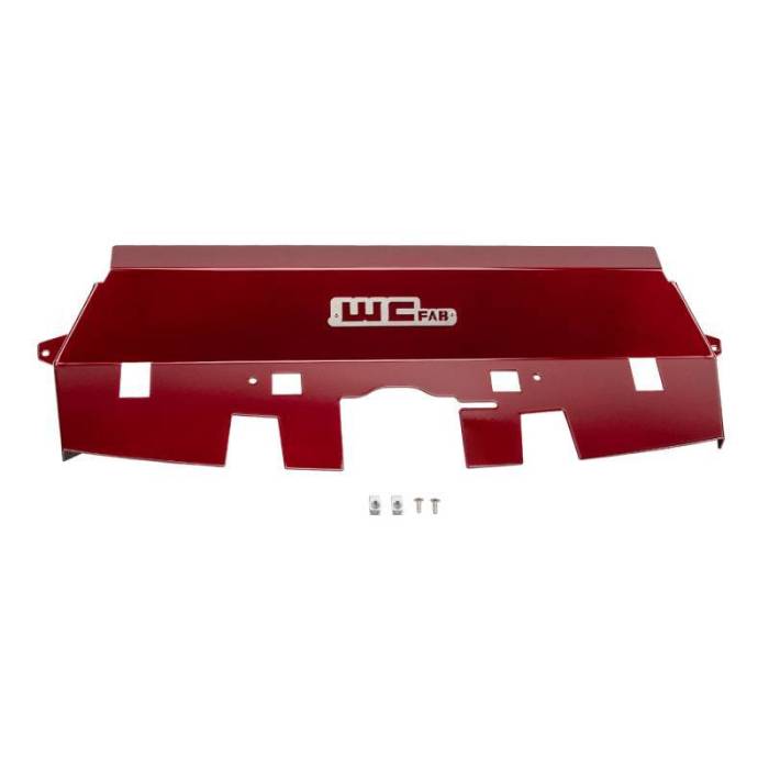 Wehrli - Wehrli 10-12 Cummins Fabricated Aluminum Radiator Cover - WCFab Red - WCF100539-RED