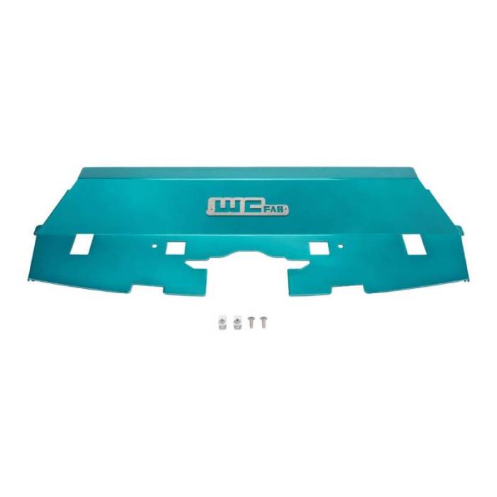 Wehrli - Wehrli 13-18 Cummins Fabricated Aluminum Radiator Cover - Candy Teal - WCF100546-CT