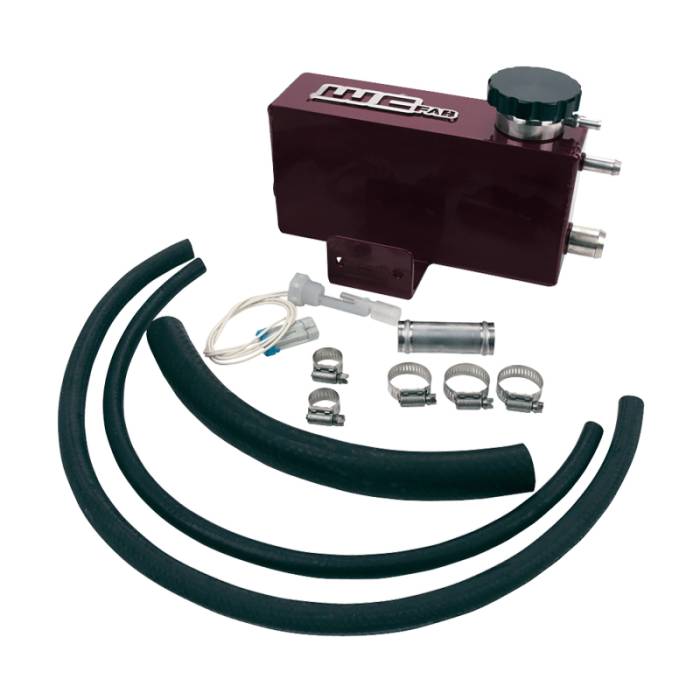 Wehrli - Wehrli 01-06 Chevrolet 6.6L LB7/LLY/LBZ Duramax Twin Turbo Style Coolant Tank Kit - Gloss Black - WCF100642-GB