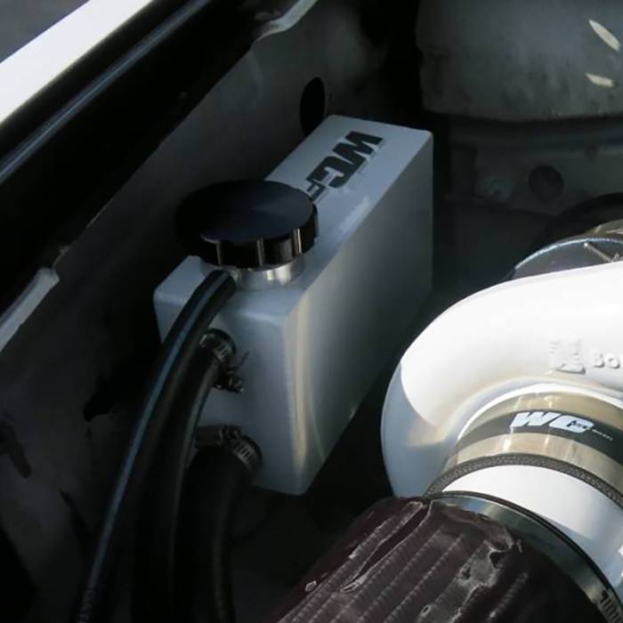 Wehrli - Wehrli 07.5-10 Chevrolet 6.6L LMM Duramax Twin Turbo Style Coolant Tank Kit - Gloss Black - WCF100643-GB