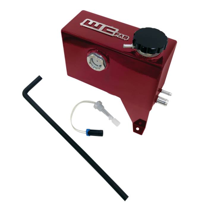 Wehrli - Wehrli 11-16 Chevrolet 6.6L LML Duramax OEM Placement Coolant Tank Kit - WCFab Red - WCF100647-RED