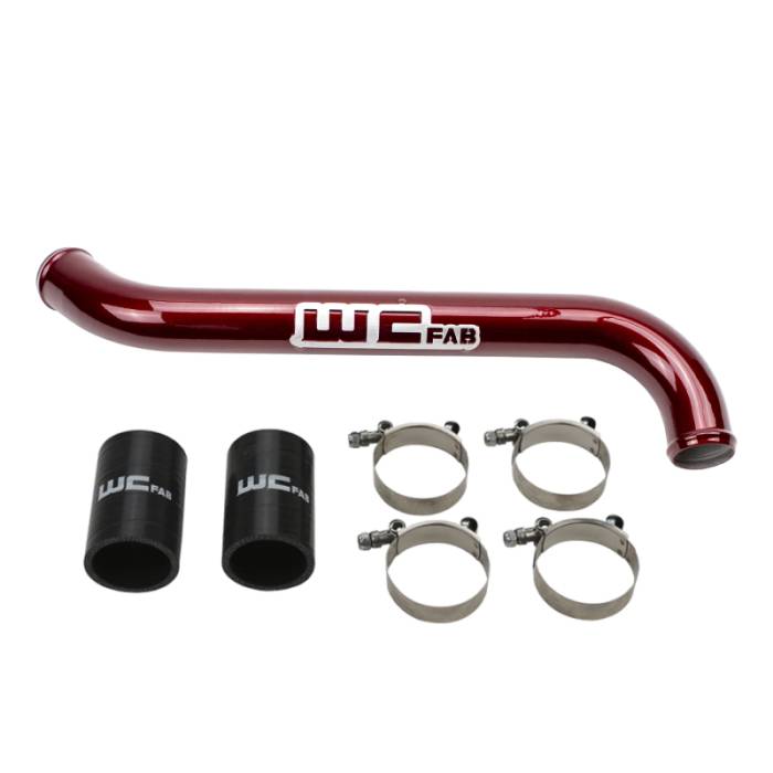Wehrli - Wehrli 11-16 Chevrolet 6.6L LML Duramax Upper Coolant Pipe - Bengal Blue - WCF100696-BB