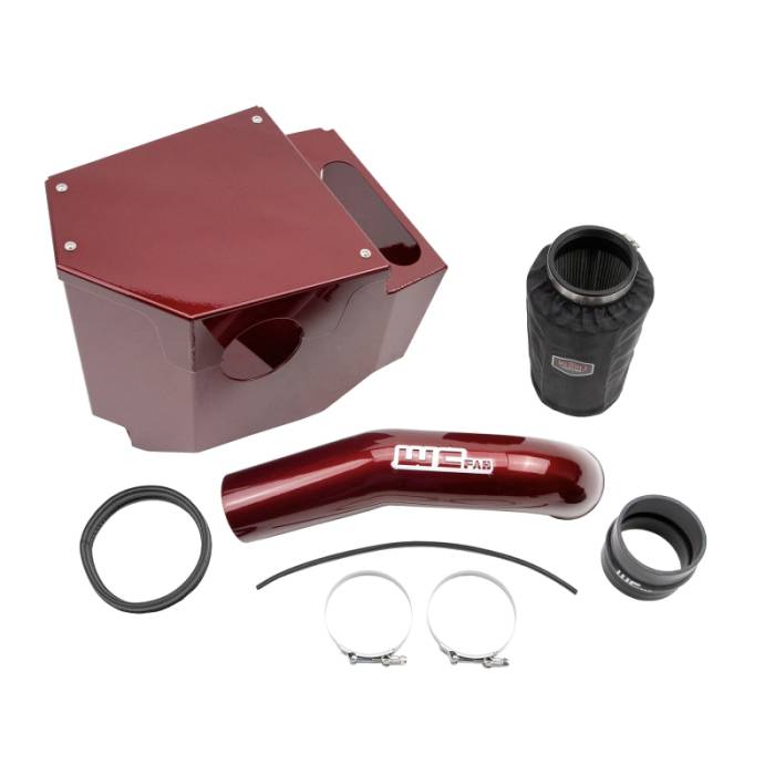 Wehrli - Wehrli 20-24 Chevrolet 6.6L L5P Duramax 4in Intake Kit - Red - WCF100702-RED