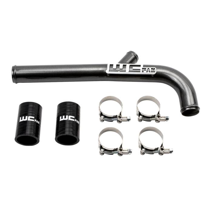Wehrli - Wehrli 13-15 Dodge Cummins 6.7L w/Dual Radiator Upper Coolant Pipe - Sparkle Granny Smith - WCF100867-SGS