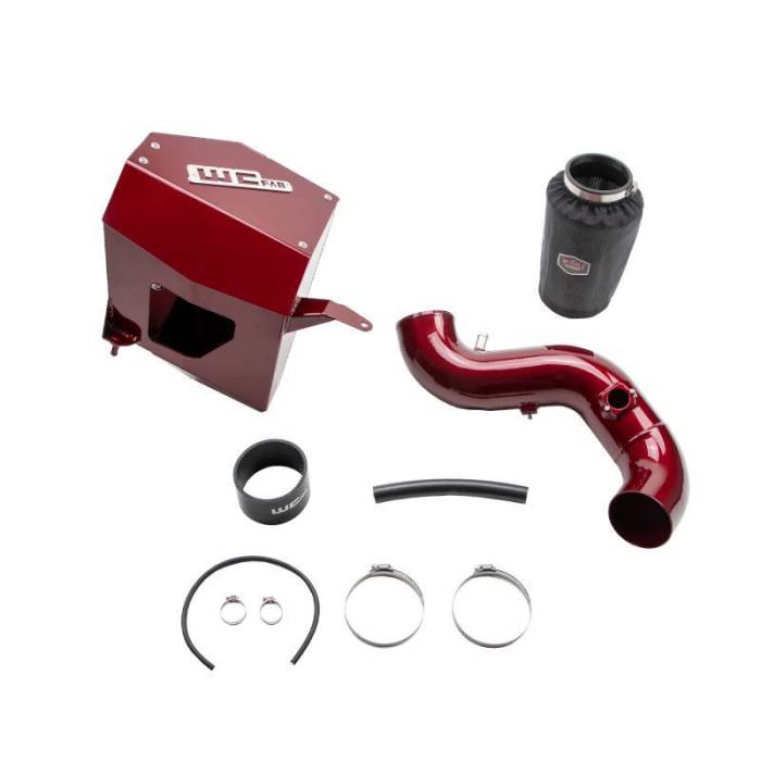 Wehrli - Wehrli 10-12 6.7L Cummins 4in. Intake Kit - WCFab Red - WCF100875-RED
