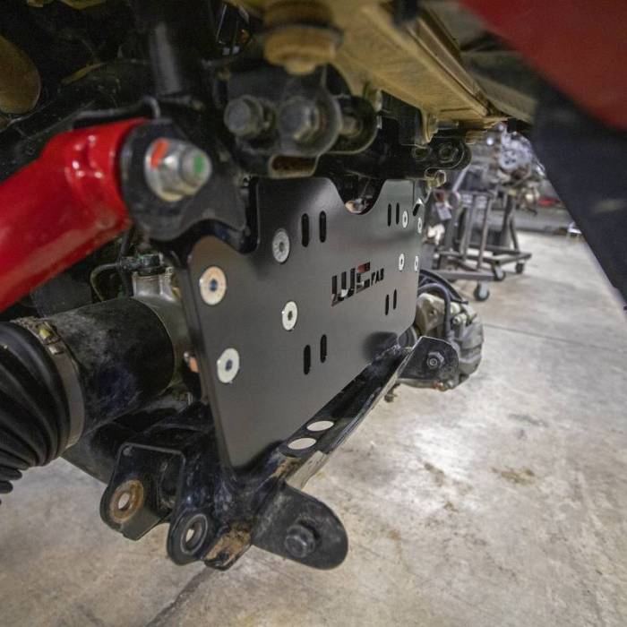 Wehrli Custom Fabrication - Wehrli 2019+ Honda Talon X/R Winch Mount Plate Kit - WCFab Front Bumper - WCF102005