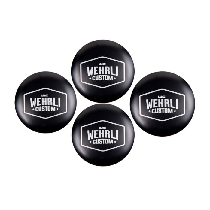 Wehrli - Wehrli 19+ Honda Talon Billet Hub Cap Kit for OEM Wheels - Black Anodized - WCF102008-BA