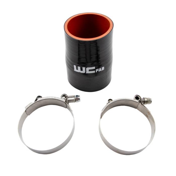 Wehrli - Wehrli 2.75in. x 3in. ID Straight Reducer 4.5in. Long Silicone Boot and Clamp Kit - WCF207-103