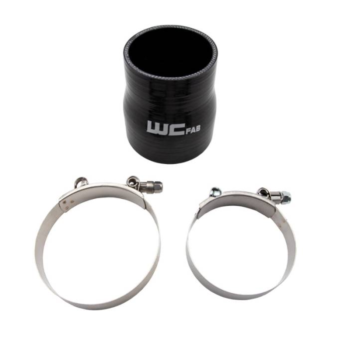 Wehrli - Wehrli 3in x 3.5in ID Straight Reducer x 4in Long Silicone Boot & Clamp Kit - WCF207-115
