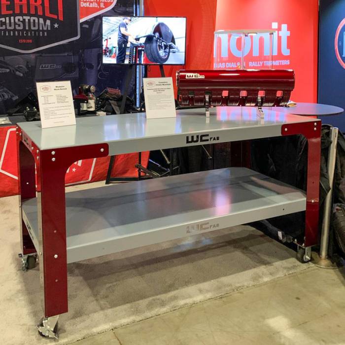 Wehrli - Wehrli Modular Steel Work Bench Top/Shelf Kit, 32in. x 72in. x .120in. Thick, BOTH Grey - WCF25-3272-120-TBLGR2