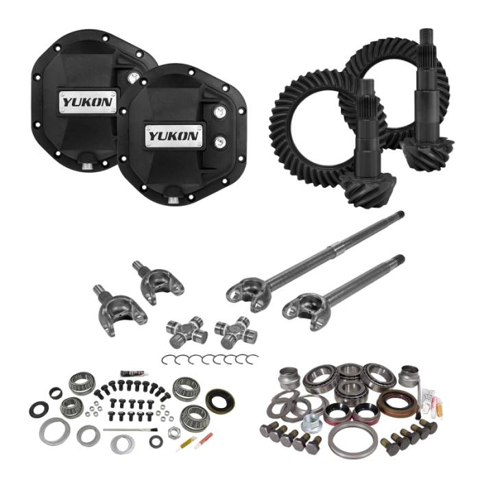 Yukon Gear & Axle - Yukon Gear Jeep JK Rubicon D44 4.88 Ratio Stage 3 Gear Kit Package - YGK015STG3