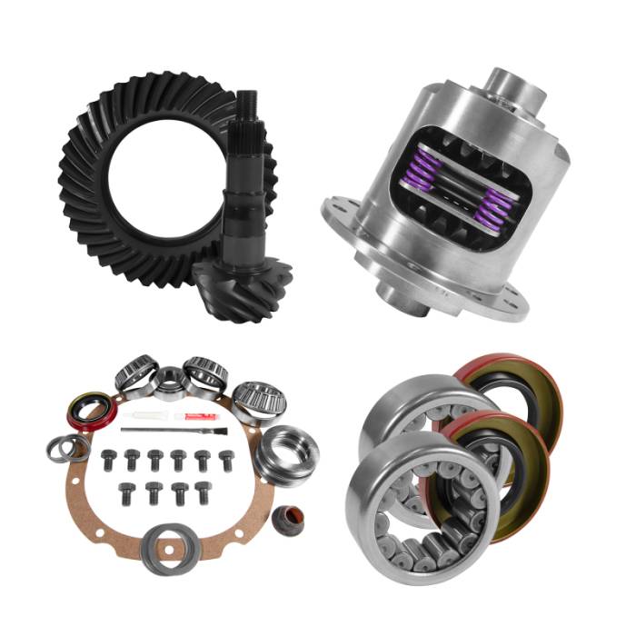 Yukon Gear & Axle - Yukon 8.8in Ford 3.73 Rear Ring & Pinion Install Kit 31 Spline Positraction 2.99in Axle Bearings - YGK2051