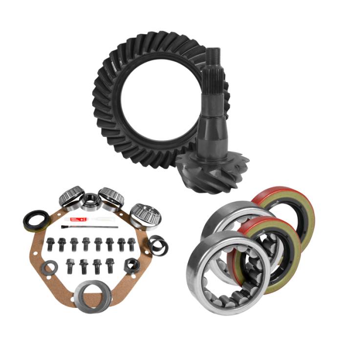 Yukon Gear & Axle - Yukon Gear Ring & Pinion Install Kit 9.25in CHY Rear 3.21 Ratio 1.62in. ID Axle Bearings & Seal - YGK2070