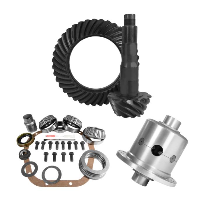 Yukon Gear & Axle - Yukon 10.5in Ford 3.73 Rear Ring & Pinion Install Kit 35 Spline Positraction - YGK2152