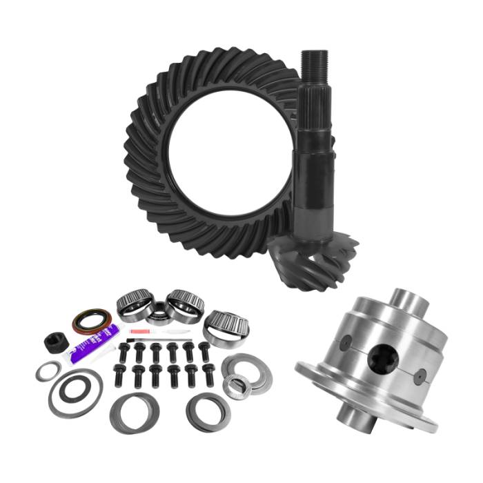 Yukon Gear & Axle - Yukon 11.25in Dana 80 3.73 Rear Ring & Pinion Install Kit 35 Spline Positraction 4.125in BRG - YGK2165