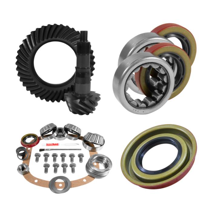 Yukon Gear & Axle - Yukon 7.5in/7.625in GM 3.73 Rear Ring & Pinion Install Kit 2.25in OD Axle Bearings - YGK2238