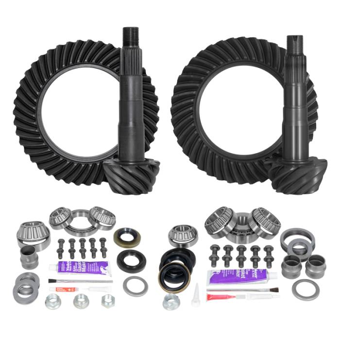 Yukon Gear & Axle - Yukon Ring & Pinion Gear Kit Pkg F&R w/Install Kits Toyota 8.0/8.0 IFS 4.56 Ratio - YGKT006-456-4