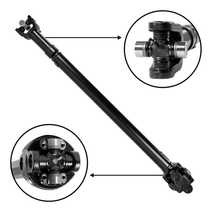 Yukon Gear & Axle - Yukon 97-06 Jeep Wrangler Front Driveshaft 38in Center to Center - ZDS9315