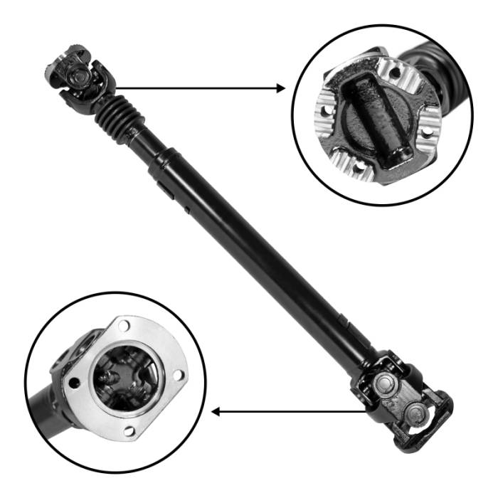 Yukon Gear & Axle - USA Standard Driveshaft for 03-05 Ram 2500/3500 Diesel Front w/ Manual Transmission 19in Length - ZDS9538