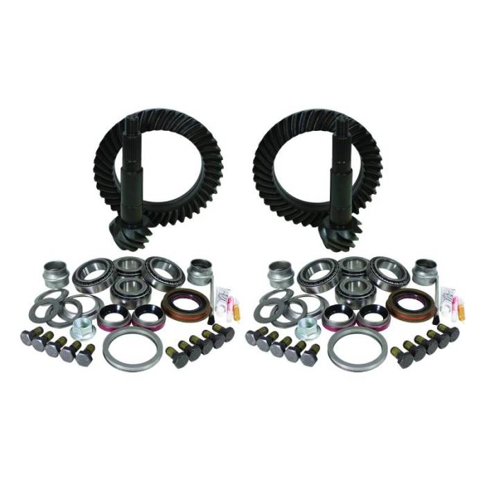 Yukon Gear & Axle - USA Standard Gear & Install Kit for Jeep JK Rubicon w/D44 Front & Rear in a 4.56 Ratio - ZGK054