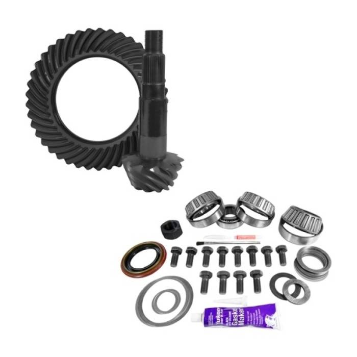 Yukon Gear & Axle - USA Standard Ring & Pinion Gear Set Dana 80 11.25in 3.73 Ratio w/ Install Kit 4.125in OD Head BRG - ZGK2158