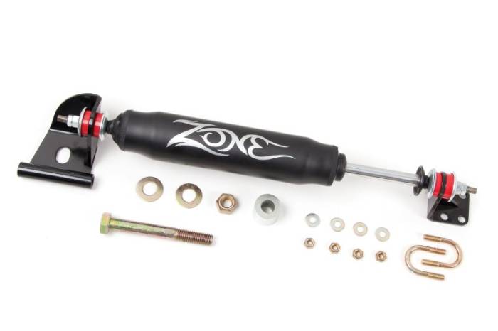 Zone Offroad - Zone Offroad 04-08 Ford F-150 Single Steering Stabilizer - Black - ZON7300